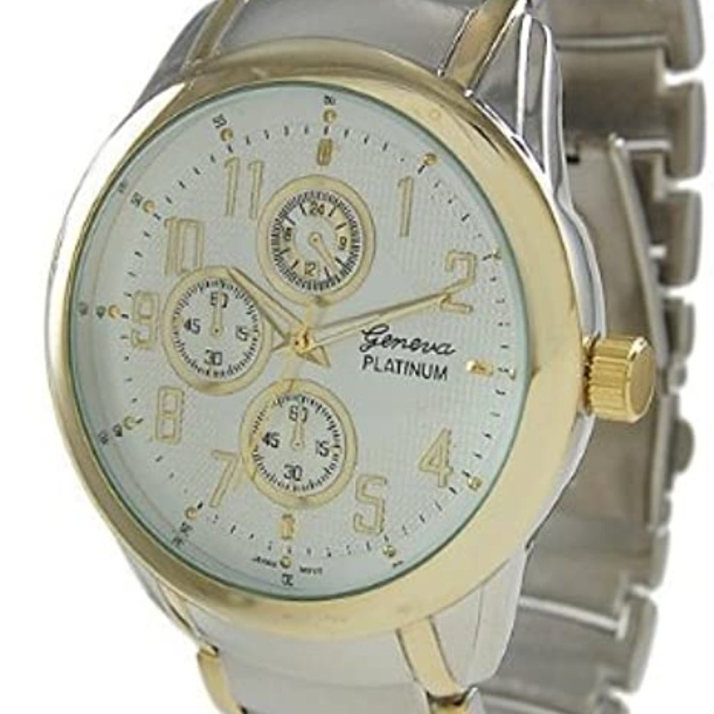 Geneva Platinum 8995 Men's Decorative Chronograph Watch